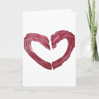 Valentine Card - Liebe Sie mehr als Speck Feiertagskarte