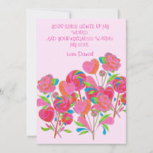 Valentine Card Lollipop Blume
