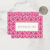 Valentine Cards 100 Packung Mitteilungskarte (Vorderseite/Rückseite Beispiel)