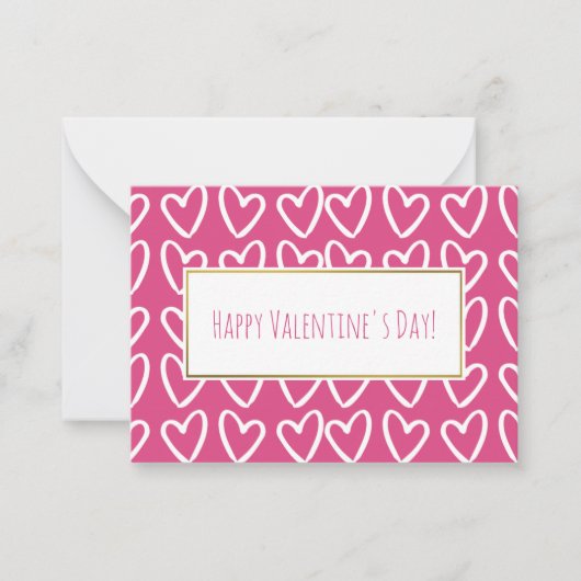 Valentine Cards 100 Packung Mitteilungskarte (Vorderseite)