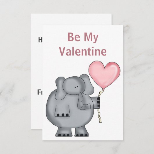 Valentine Cards für benutzerdefinierte Studierende Einladung (Vorne/Hinten)