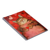 Valentine Cat Notizblock (Rechte Seite)