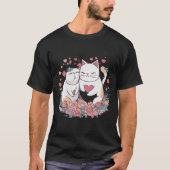 Valentine Cat T-Shirt (Vorderseite)