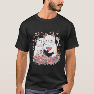 Valentine Cat T-Shirt
