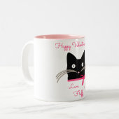 Valentine Cat Tasse (Vorderseite Links)