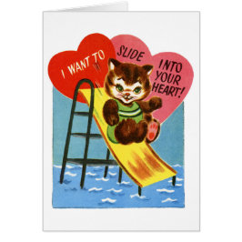 Valentine Cat Water Slide
