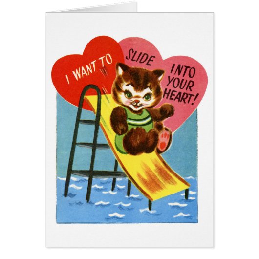 Valentine Cat Water Slide (Vorne)