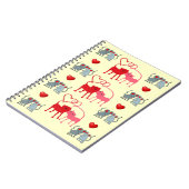 Valentine Cats Notebook Notizblock (Linke Seite)