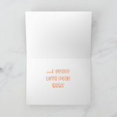 Valentine Caveman Feiertagskarte (Innenseite)