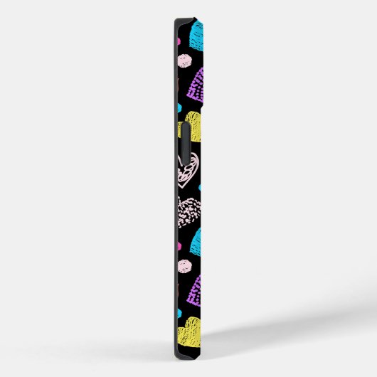 Valentine Chalk Hearts | iPhone 14 Case-Mate Hülle (Rückseite / Rechts)