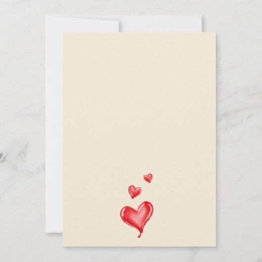 Valentine Cheers to Liebe Brautparty Einladung (Rückseite)