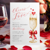 Valentine Cheers to Liebe Brautparty Einladung