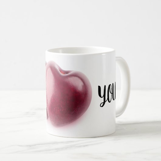 Valentine Cherries Kaffeetasse (VorderseiteRechts)