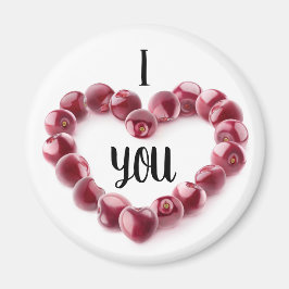 Valentine Cherries Magnet