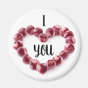 Valentine Cherries Magnet