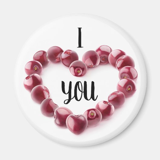 Valentine Cherries Magnet (Vorne)