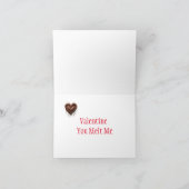 Valentine Chocolate Feiertagskarte (Innenseite)