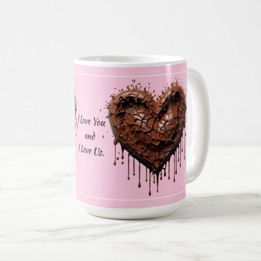 Valentine Chocolate Kaffeetasse (VorderseiteRechts)