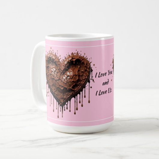 Valentine Chocolate Kaffeetasse (Vorderseite Links)