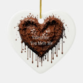 Valentine Chocolate Keramik Ornament (Hinten)