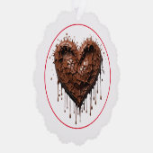 Valentine Chocolate Ornament Karte (Rechts)