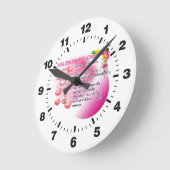 Valentine-Clock-Thai-1-12 Runde Wanduhr (Winkel)