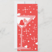 Valentine Cocktails Einladung (Rückseite)