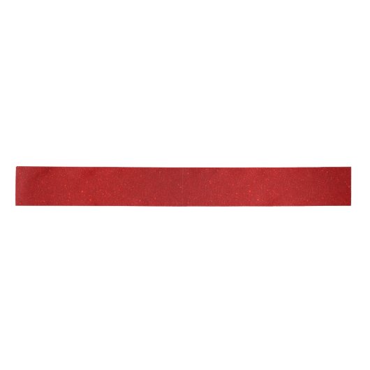 Valentine Collection Schlicht Red Glitzer Satinband (Vorderseite)