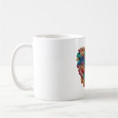 Valentine Colorful Heart Tasse (Links)