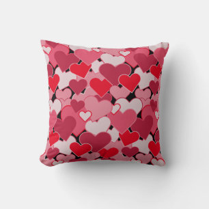 Valentine Colorful Hearts   Kissen