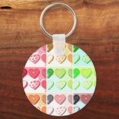 Valentine Cookie Hearts Schlüsselanhänger (Vorderseite)