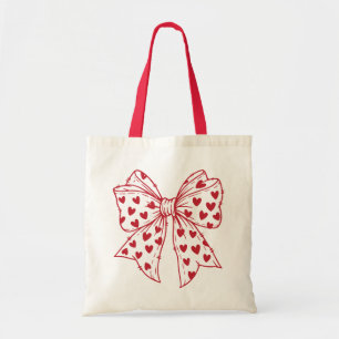 Valentine Coquette Schleifen Herzen Tragetasche