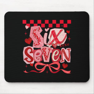 Valentine Coquette Sechs Sieben Schleife 6 7 Meme Mousepad