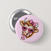 Valentine Coquette Valentinstag Button (Vorne & Hinten)