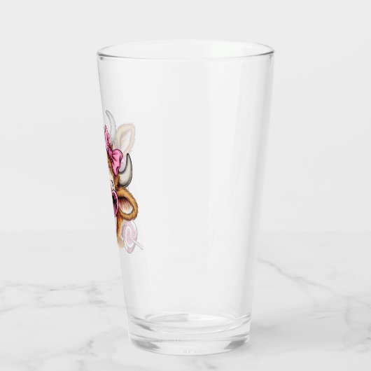 Valentine Coquette Valentinstag Glas (Links)