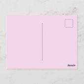 Valentine Coquette Valentinstag Postkarte (Rückseite)