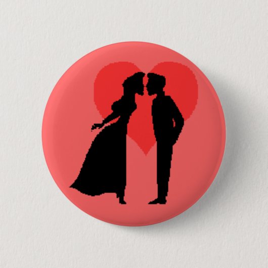 Valentine Couple Button (Vorderseite)