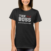 Valentine Couple - Das echte Boss Couple Ehefrau-G T-Shirt (Vorderseite)