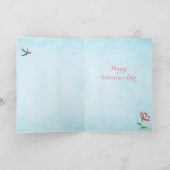 Valentine Couple Liebe Hearts | Grußkarte Feiertagskarte (Innenseite)