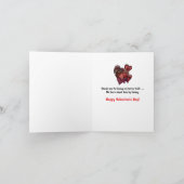 Valentine Cowboystiefel Karte (Innenseite)