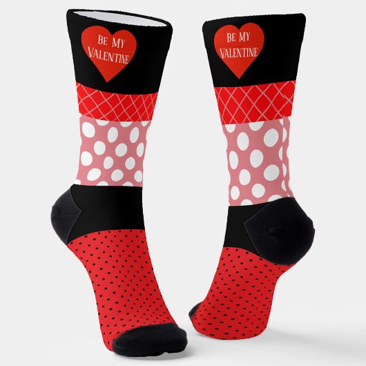 Valentine Crazy Patterns All-Over-Print Socken