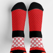 Valentine Crazy Patterns All-Over-Print Socken (Oben)