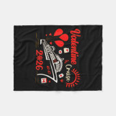 Valentine Cruise 2026 Funny For Couples Matching H Fleecedecke (Vorderseite (Horizontal))