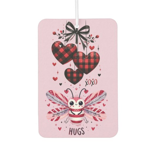 VALENTINE CUDDLE BUG HUGS AUTOLUFTERFRISCHER (Vorderseite)