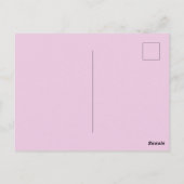 VALENTINE CUDDLE BUG HUGS POSTKARTE (Rückseite)