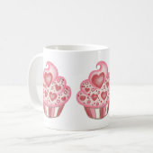 Valentine Cupcake Tasse (Vorderseite Links)