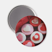 Valentine Cupcakes Magnet (Vorderseite/Rückseite)