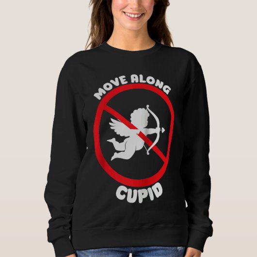 Valentine Cupid Anti Valentines Day  Anti Valentin Sweatshirt (Vorderseite)