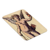 Valentine Cupid Blindgefaltet, Vintage Tarot Card Magnet (Rechte Seite)