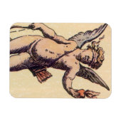 Valentine Cupid Blindgefaltet, Vintage Tarot Card Magnet (Horizontal)